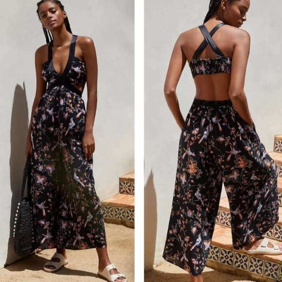 Anthropologie Pants - NWT Anthropologie The Brinley V-Neck Jumpsuit